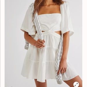Free People Cross of Sunlight Mini Dress
